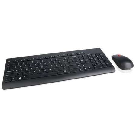 Kit Wireless Lenovo Tastatura Essential + Mouse Optic USB Black