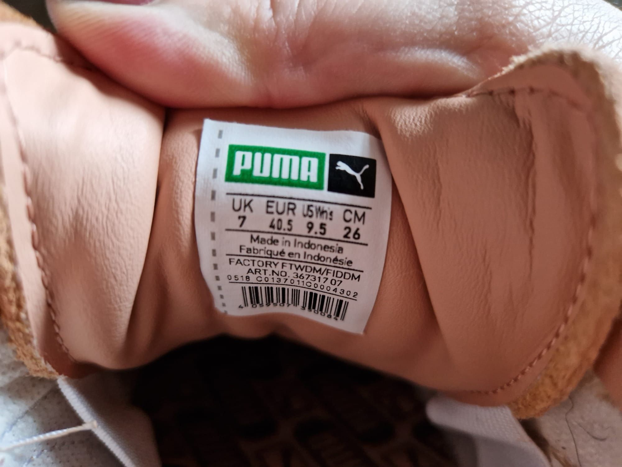 Teniși Dama Puma Suede Bow - Mărime 40 - Ca noi