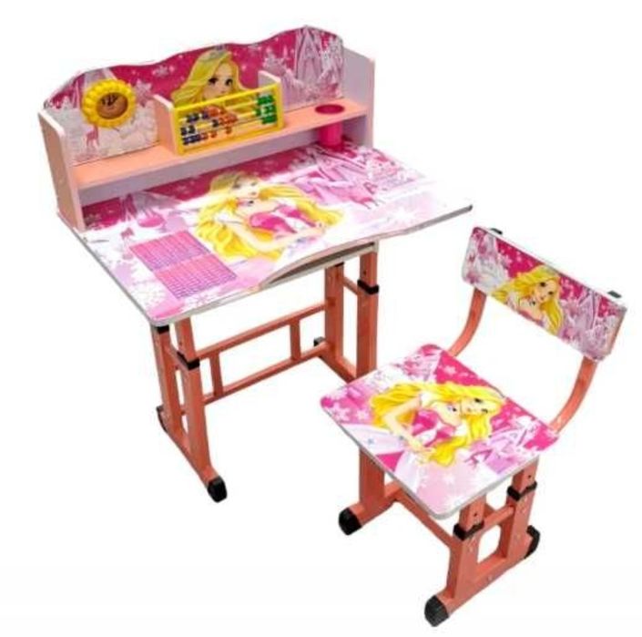 Set copii birou cu accesorii și scaunel,diverse desene