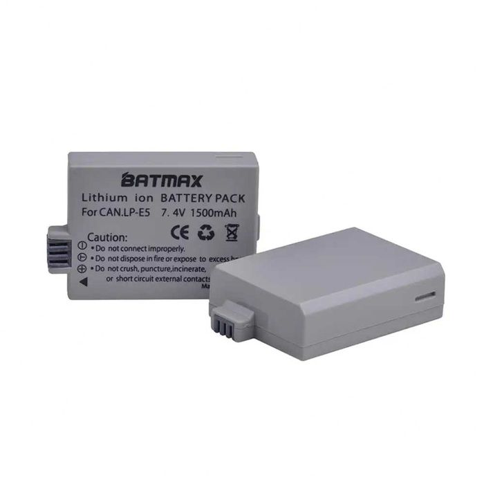 Set 2 acumulatori LP-E5 + incarcator dublu Canon 450D 500D 1000D Kiss