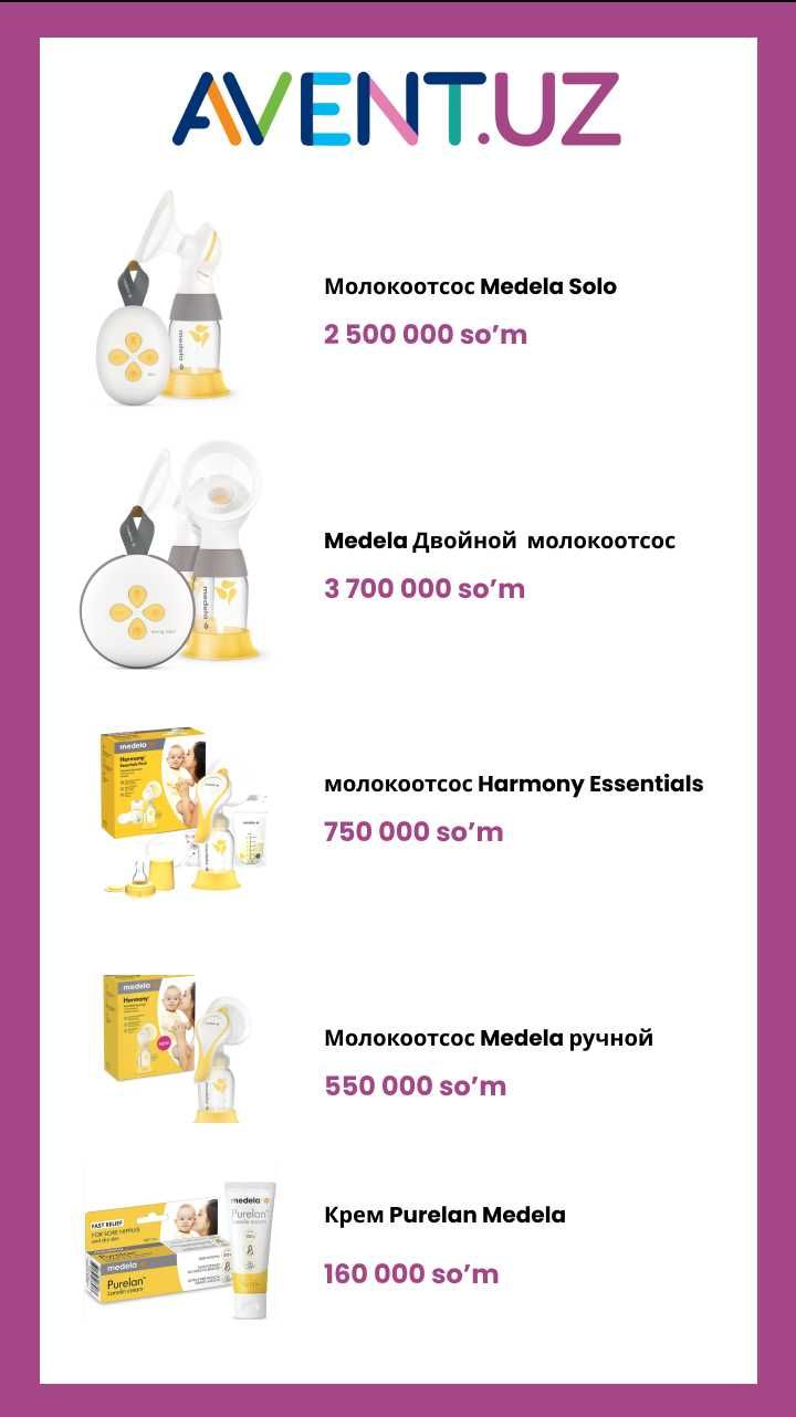 AVENT Ручной молокоотсос, грудосос ручной Авент