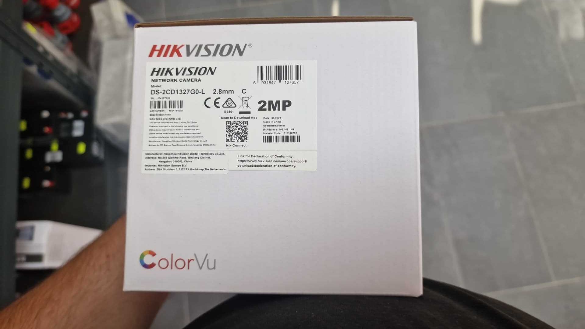 Camera supraveghere IP dome HIKVISION ColorVu DS-2CD1327G0-L