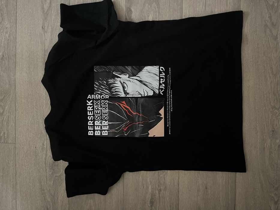 Черная футболка аниие Berserk