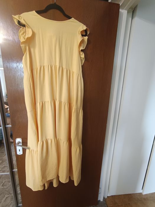 Rochie casual galbena mărime xl