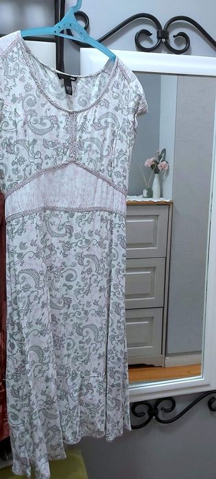 Летнее платье H&M 44р,100 хлопок!