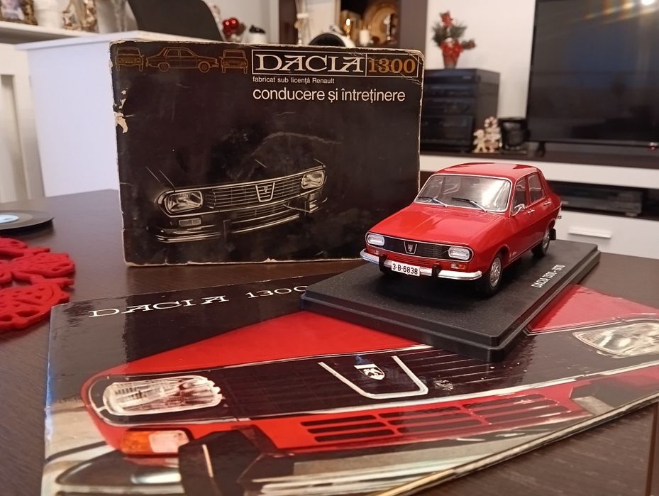 Revista promo Dacia 1300-1301 anii 70 plus machete Dacia