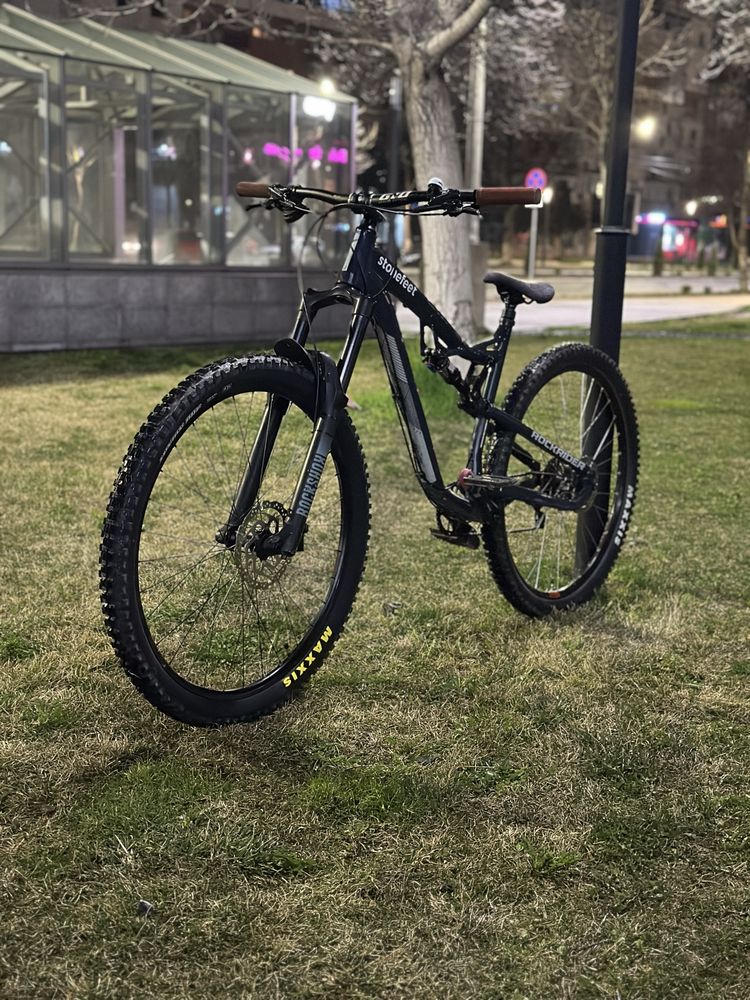 CUSTOM-bicicleta full suspension rockrider am50s