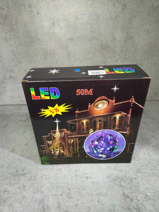 Instalație luminoasă LED pentru Crăciun, 50 m, 240 LED-uri