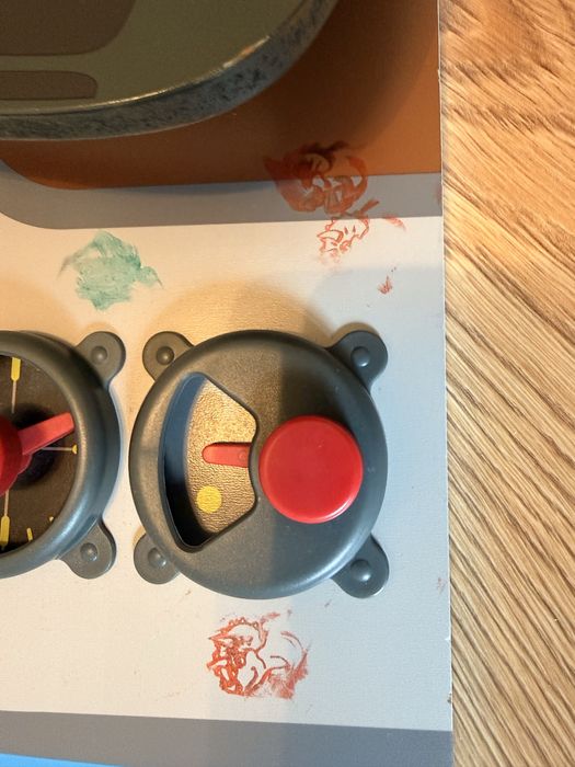 Дървен самолетен кокпит играчка