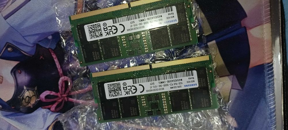 Оперативная память 32 GB (2x16) DDR5 SODIMM для ноутбука (Новая)