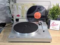 Pick-up YAMAHA P-350, argintiu, retro hi-fi, auto return