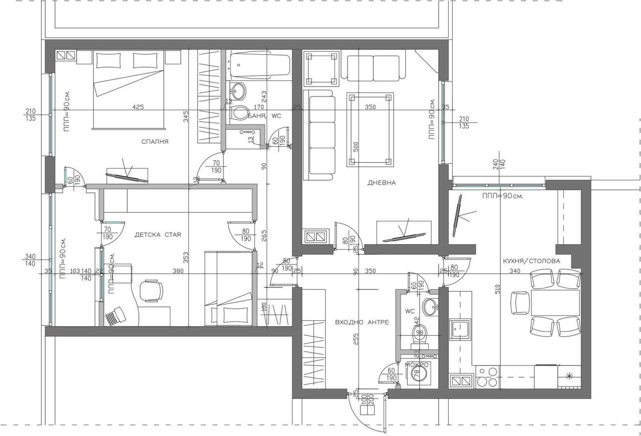 Продава се Четиристаен апартамент в София, Хаджи Димитър - 118 кв.м за 2628 €/кв.м - Снимка #16