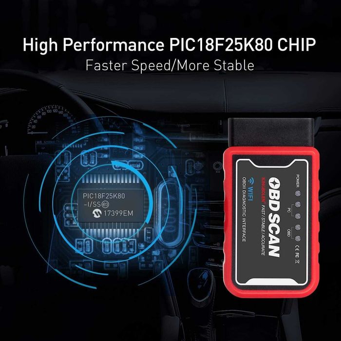 Автодиагностика Automat, ELM 327, Wifi, Професионален ELM 327, OBD 2