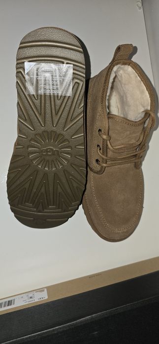 Боти UGG, естествена кожа ( велур) , овча вълна!