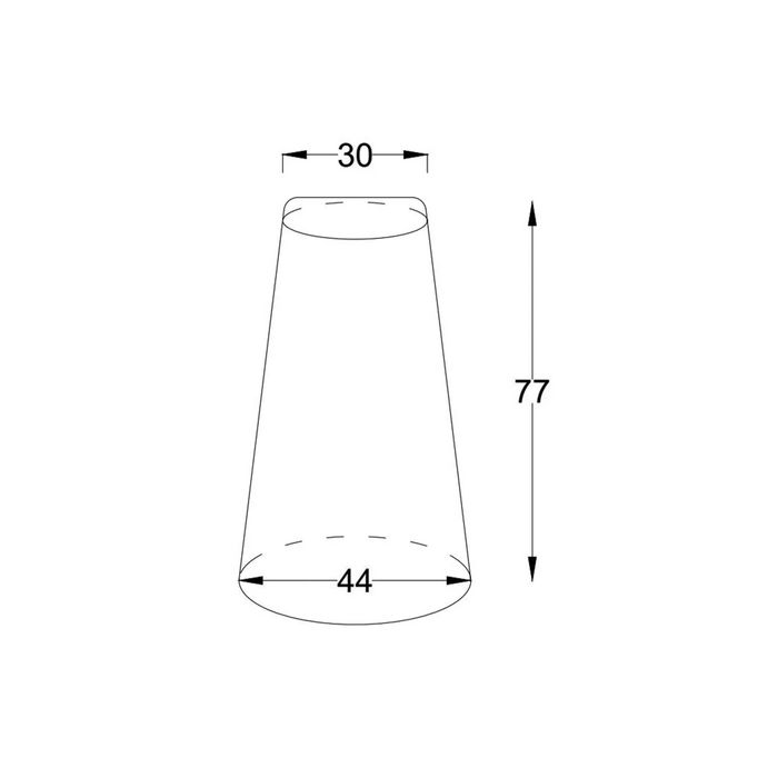 Bolard din beton conic/rotund – delimitator parcare 77 x 44 cm rotund