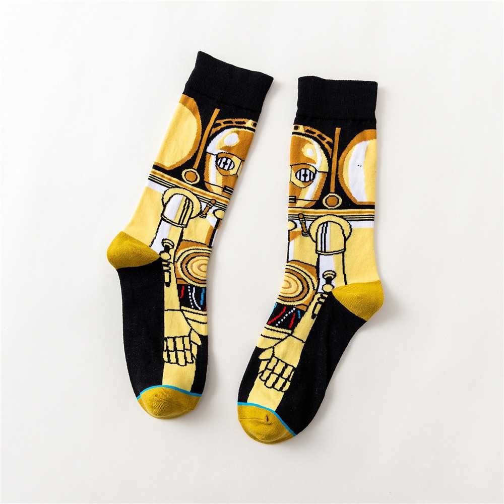 Happy socks-Mad socks-Star Wars - луди, весели, цветни, шарени чорапи