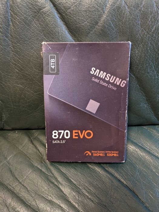 SSD Samsung 870 EVO 4TB SATA-III 2.5, 560MB/S -  viteza excelenta, nou