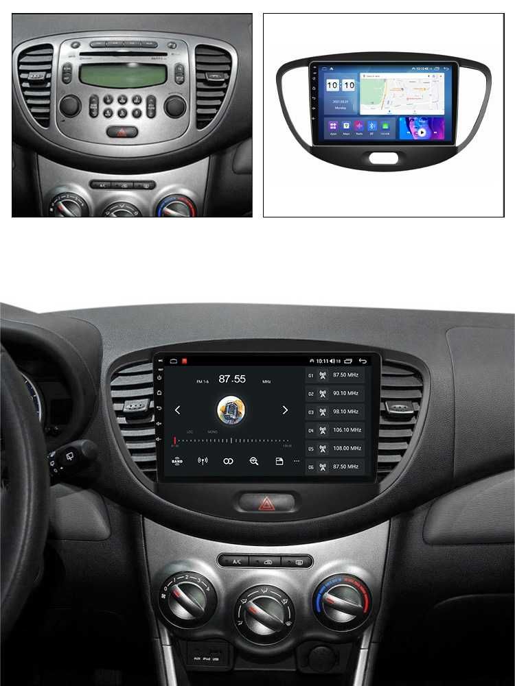 Navigatie dedicata Hyundai i10 2007-2013, 2GB RAM 32 ROM, Android 13