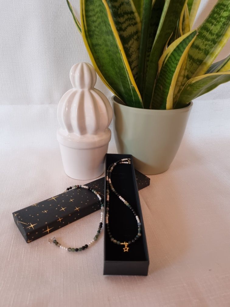 Bijuterii handmade – perle și argint/argint placat cu aur.