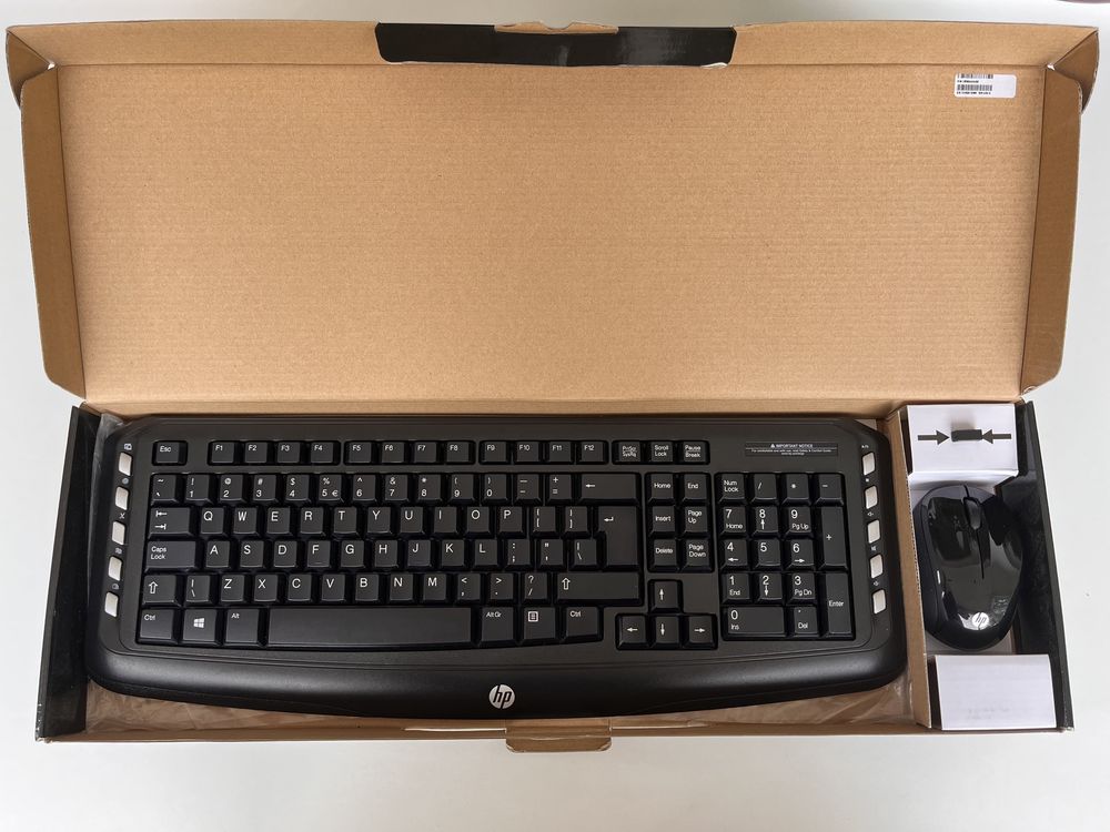 Wireless classic desktop keyboard + mouse HP