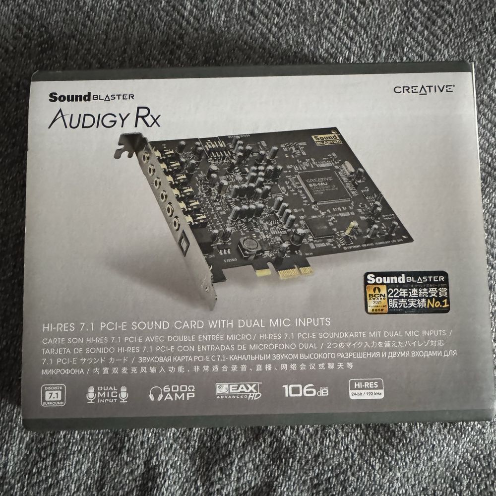 Звуковая карта Sound Blaster Audigy Rx 7.1