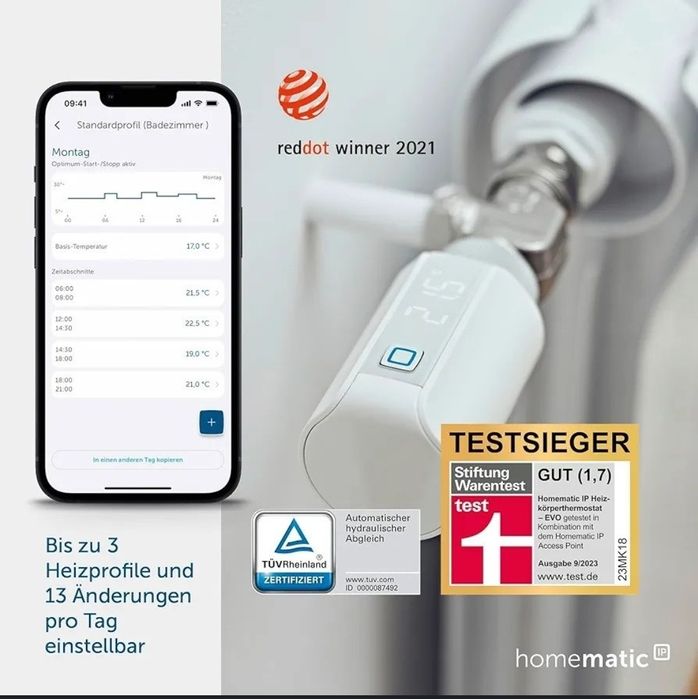 termostat inteligent homematic radiator calorifer evo