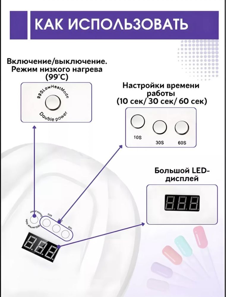 Продам лед лампу не пользовались покупали для себя