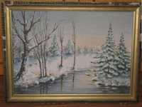 Tablou "Pastel de iarna", 1983