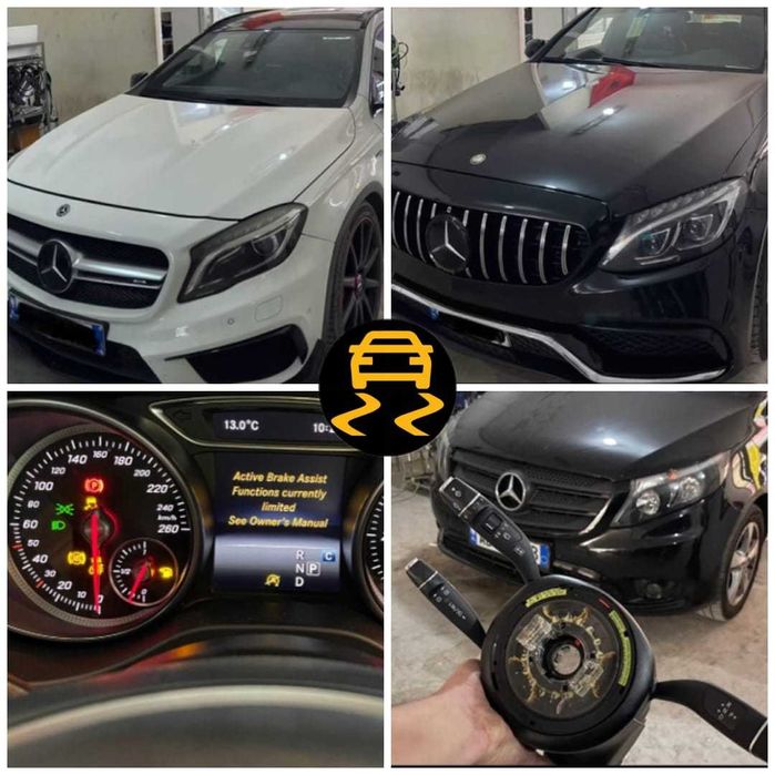 Reparație Spira -Spirala Senzor Unghi Volan ESP Mercedes  VW 5K0953569