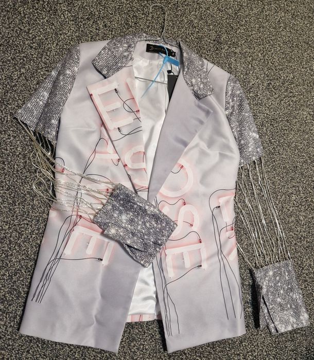 Funchal sacou cu strașuri Iselin Dimitri