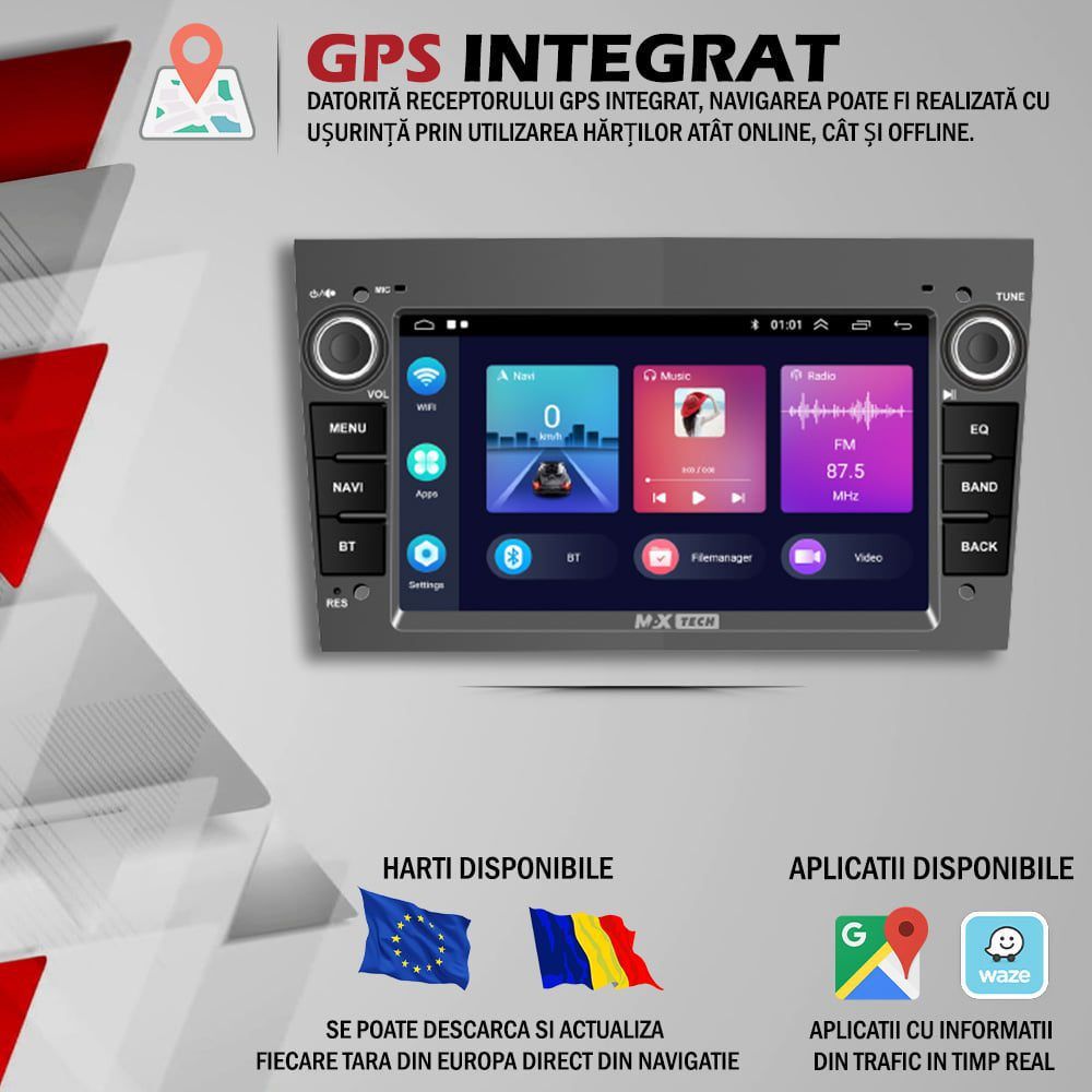 Navigatie Opel dedicata Carplay, Android 13,2GB Ram 32 ROM Garantie