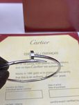 Brățară Cartier Cui Slim 16 White Gold 750