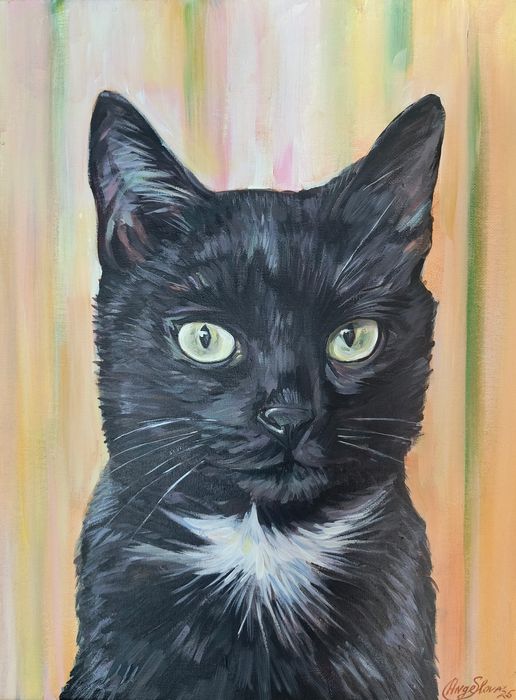 Портрет на домашен любимец по снимка 60лв.