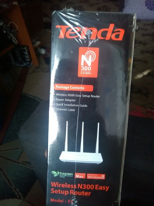 Wireless Tenda cu 3 antene sigilat