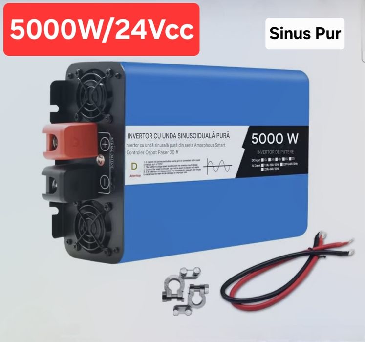 Invertor Sinus Pur EaSun 5000W/24Vcc