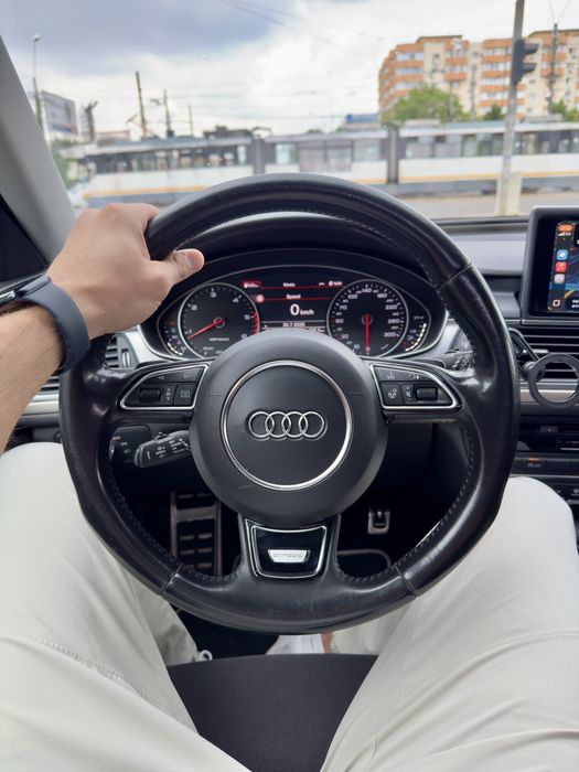 Volan Audi A6C7 3.0 TDI ALLROAD 2016 original piele