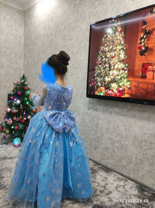 OQSHOM LIBOSI  Bayramla uchun Elza koynegi 2 marta kiyilgan