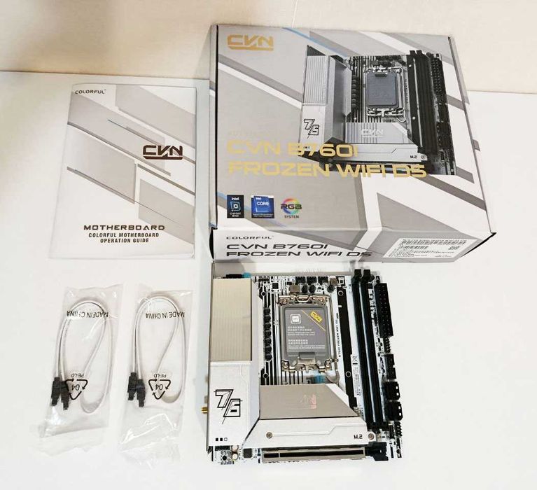 Mini-ITX Материнская плата DDR5 Новый! Colorful CVN B760i Frozen WiFi