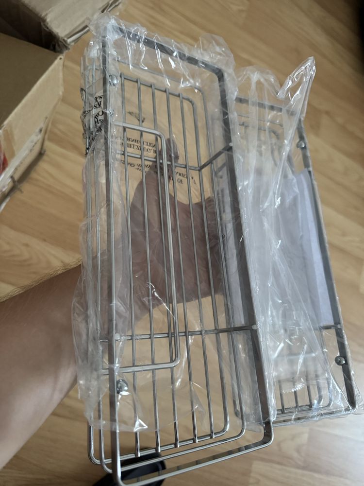 Organizator baie cu prindere pe adeziv