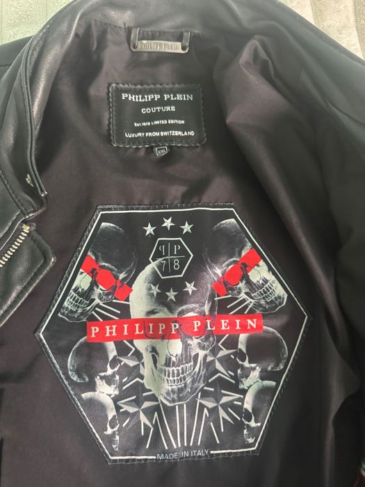 Кожено яке Philip Plein оригинално без забележки