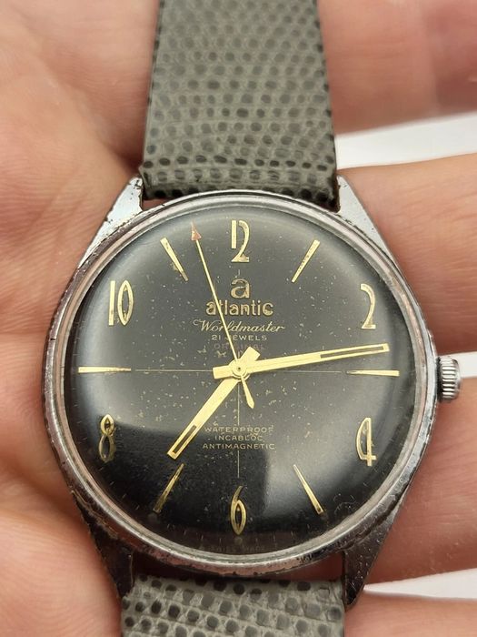 ATLANTIC WORLDMASTER 21 Jewels Ceas Original Swiss Made Functional