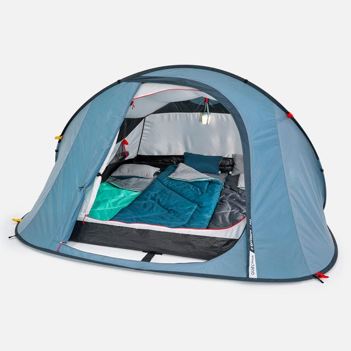 Cort Camping 2 Seconds 3 persoane - produs resigilat Decathlon