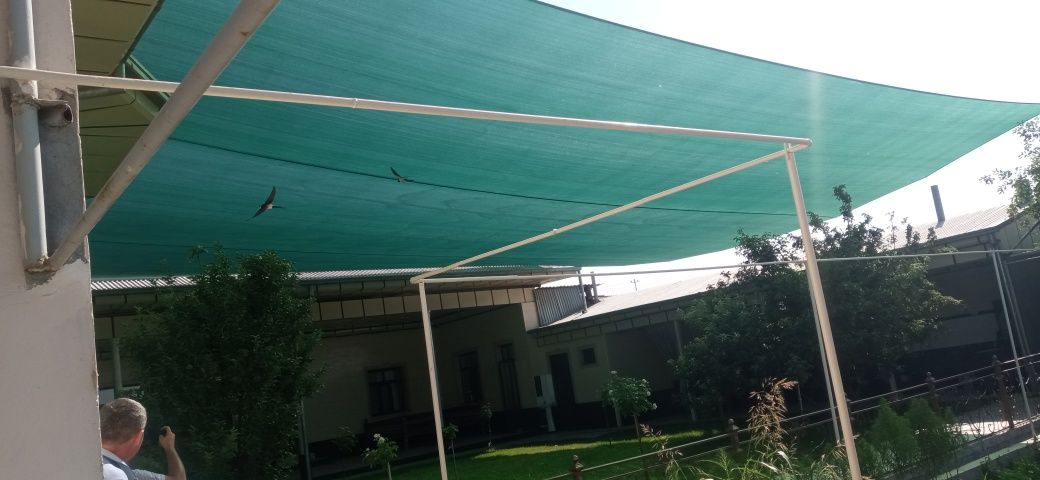 Banner баннер бассейн соя сетка салафан тент установка