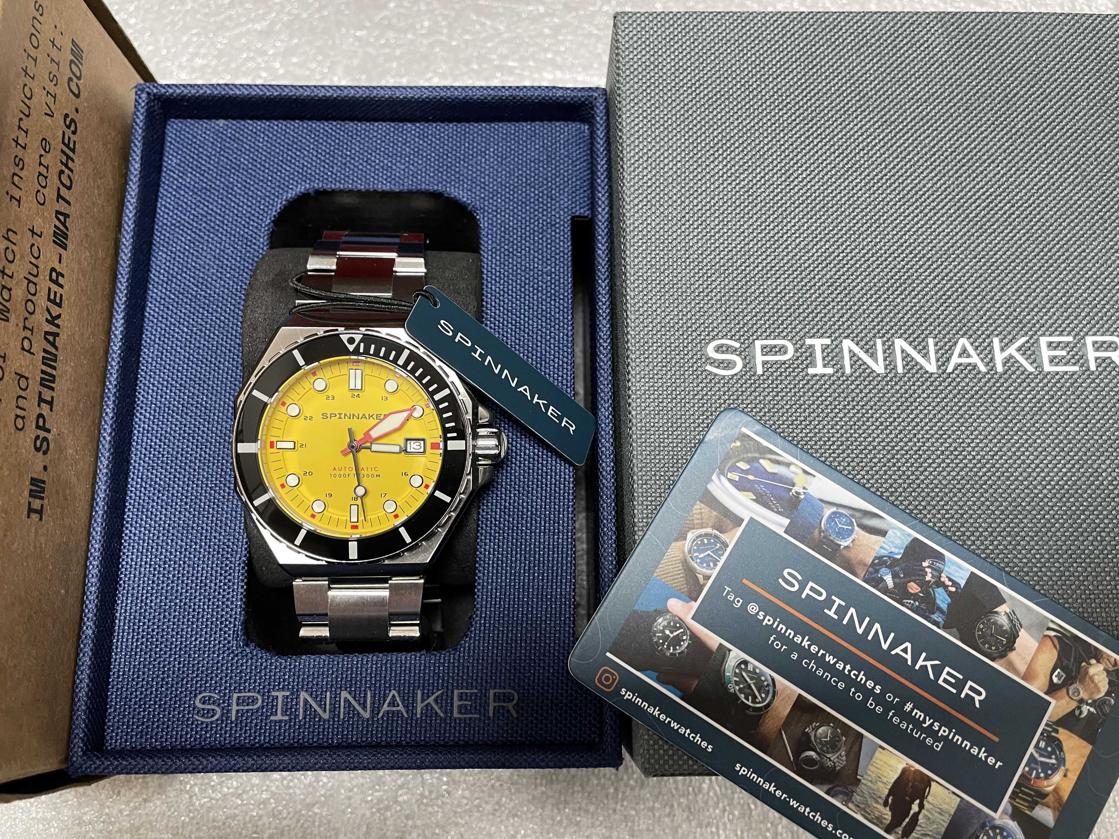 НОВ! Мъжки Автоматичен Часовник Spinnaker SP-5081-II Dumas 30ATM/300м.