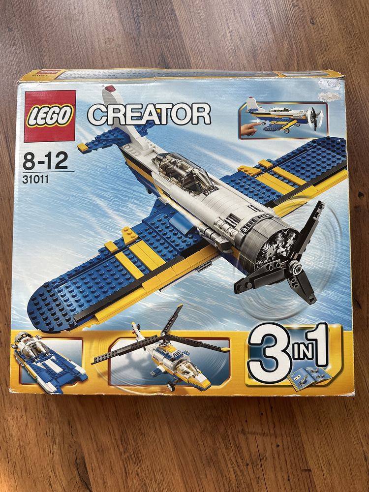 Lego Creator  Голям самолет, хеликоптер и лодка - 3 в 1