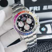 Mъжки часовник Rolex Daytona Cosmograph Rainbow Silver