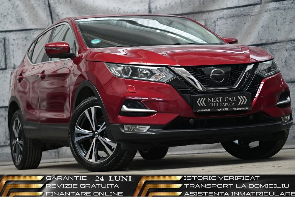 Nissan Qashqai GARANTIE 24 LUNI*RATE*Revizie*1.6 Benzina*163Cp*Camere 360*Navi*Led