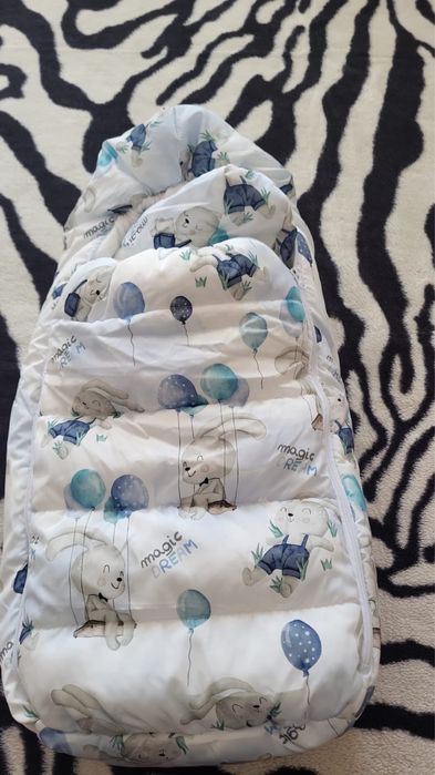 Продам кокон и комбез для новорожденного