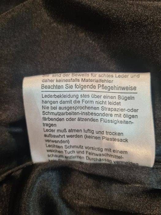 Geacă din piele naturală KIRCILAR, mărimea 48 (M/L), neagră,