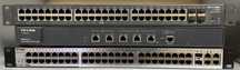 3 коммутатора TP-Link и D-link